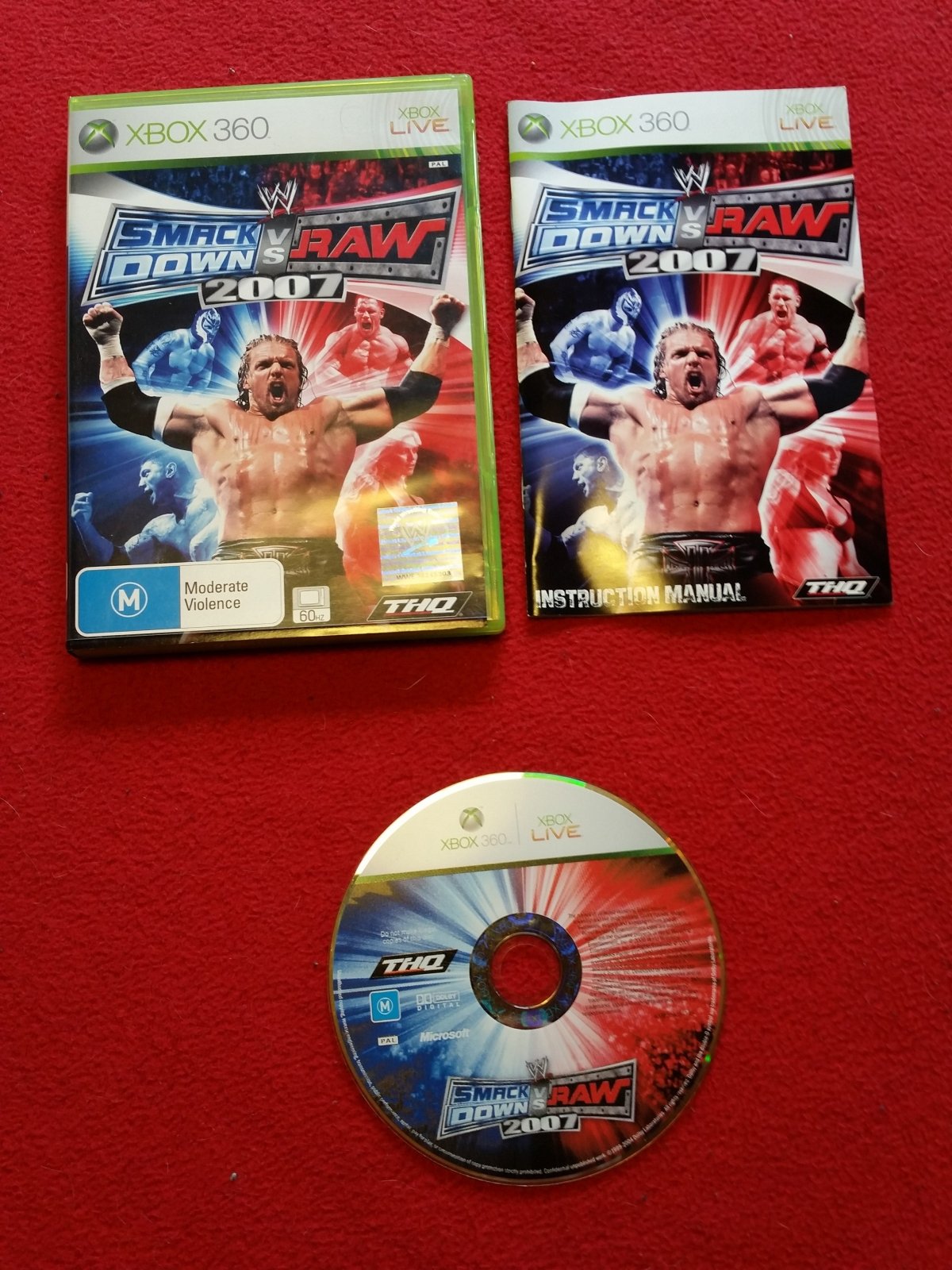 WWE SmackDown vs. Raw 2007 - XBOX360 Game - Xbox 360, Games, Fighting - Level Up Gaming NZ
