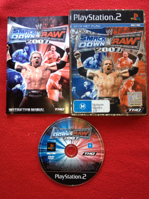 WWE SmackDown vs. Raw 2007 STEELBOOK - PS2 Game
