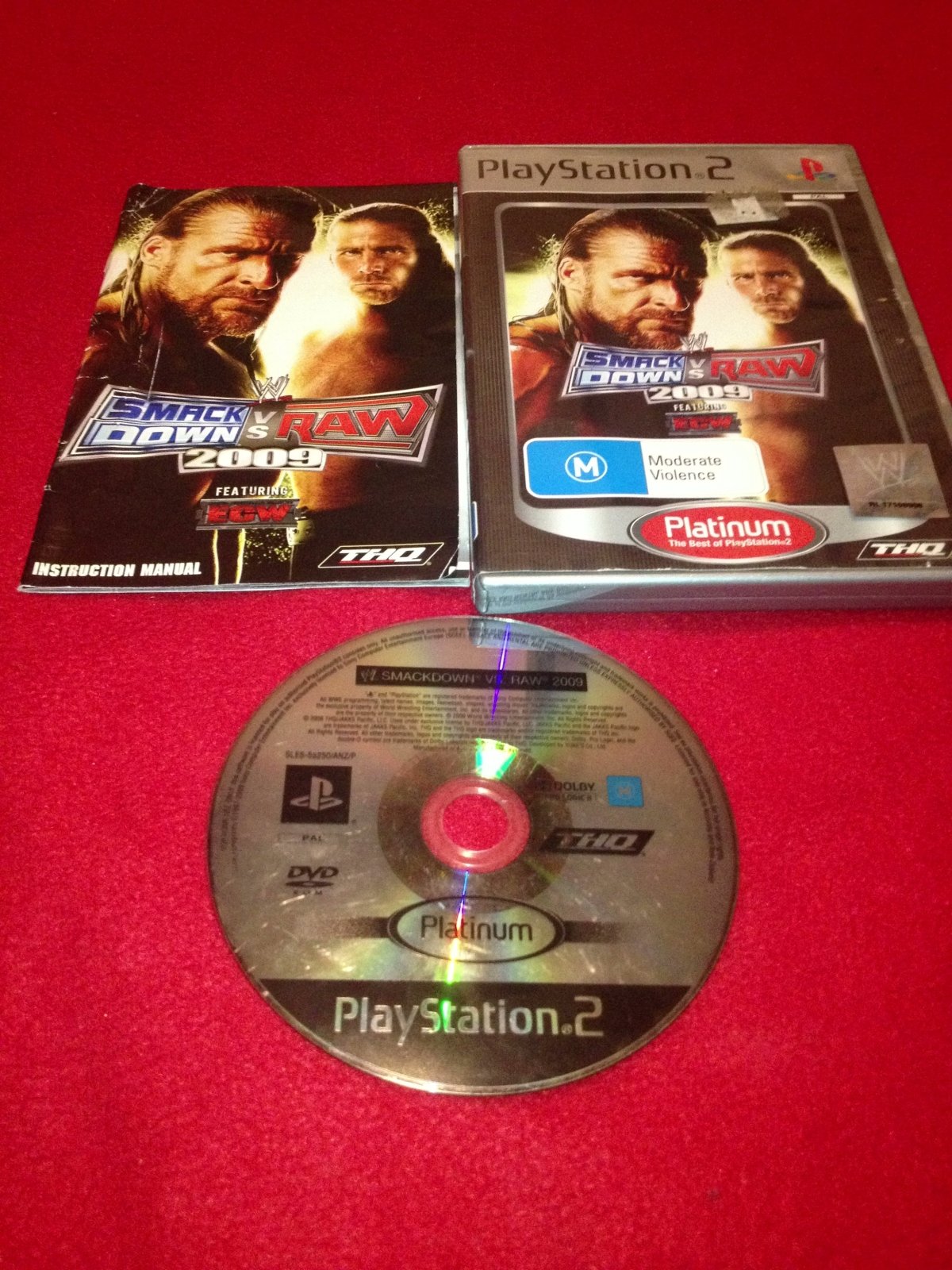 WWE SmackDown vs. Raw 2009 - PS2 Game - PlayStation 2, Games, Fighting - Level Up Gaming NZ