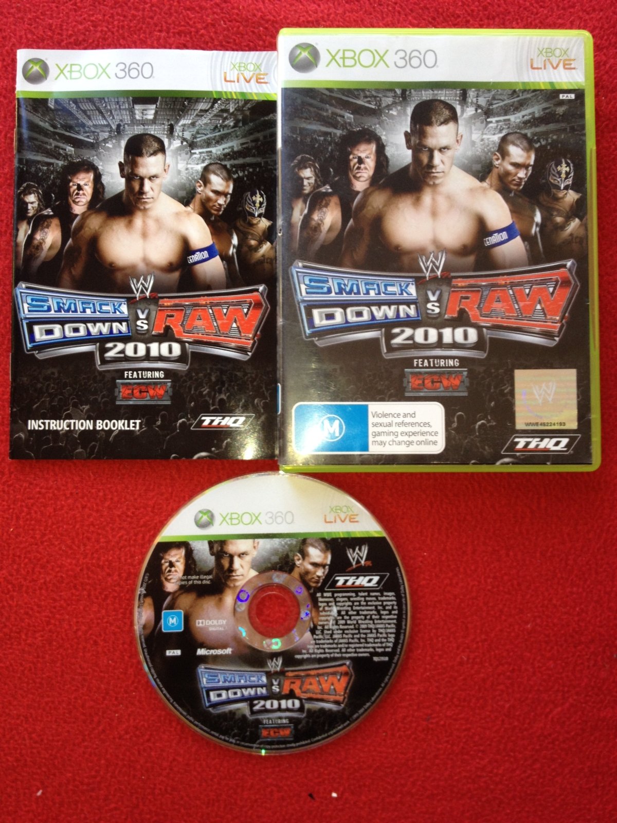 WWE SmackDown vs. Raw 2010 - XBOX360 Game - Xbox 360, Games, Fighting - Level Up Gaming NZ