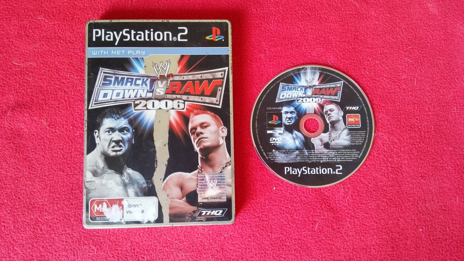 WWE Smackdown vs. Raw 2006 - 8.9/10! PS2 Game - PlayStation 2, Games, Fighting - Level Up Gaming NZ