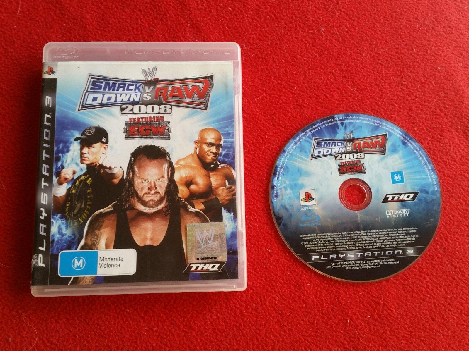 WWE SmackDown vs. Raw 2008 - PS3 Game - PlayStation 3, Games, Fighting - Level Up Gaming NZ