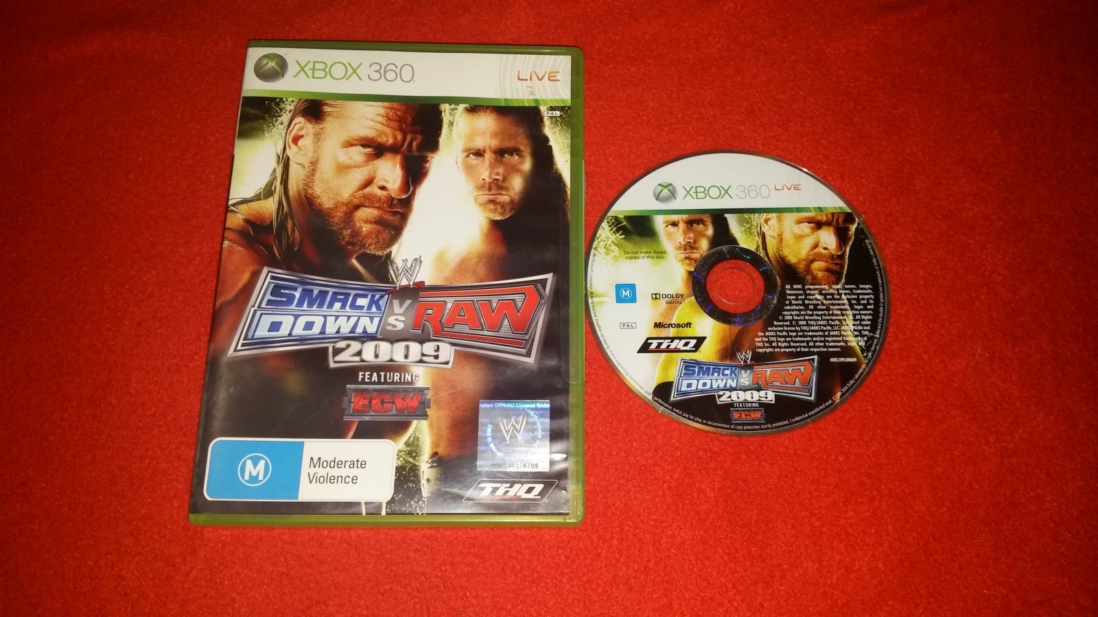 WWE SmackDown vs. Raw 2009 - XBOX360 Game - Xbox 360, Games, Fighting - Level Up Gaming NZ