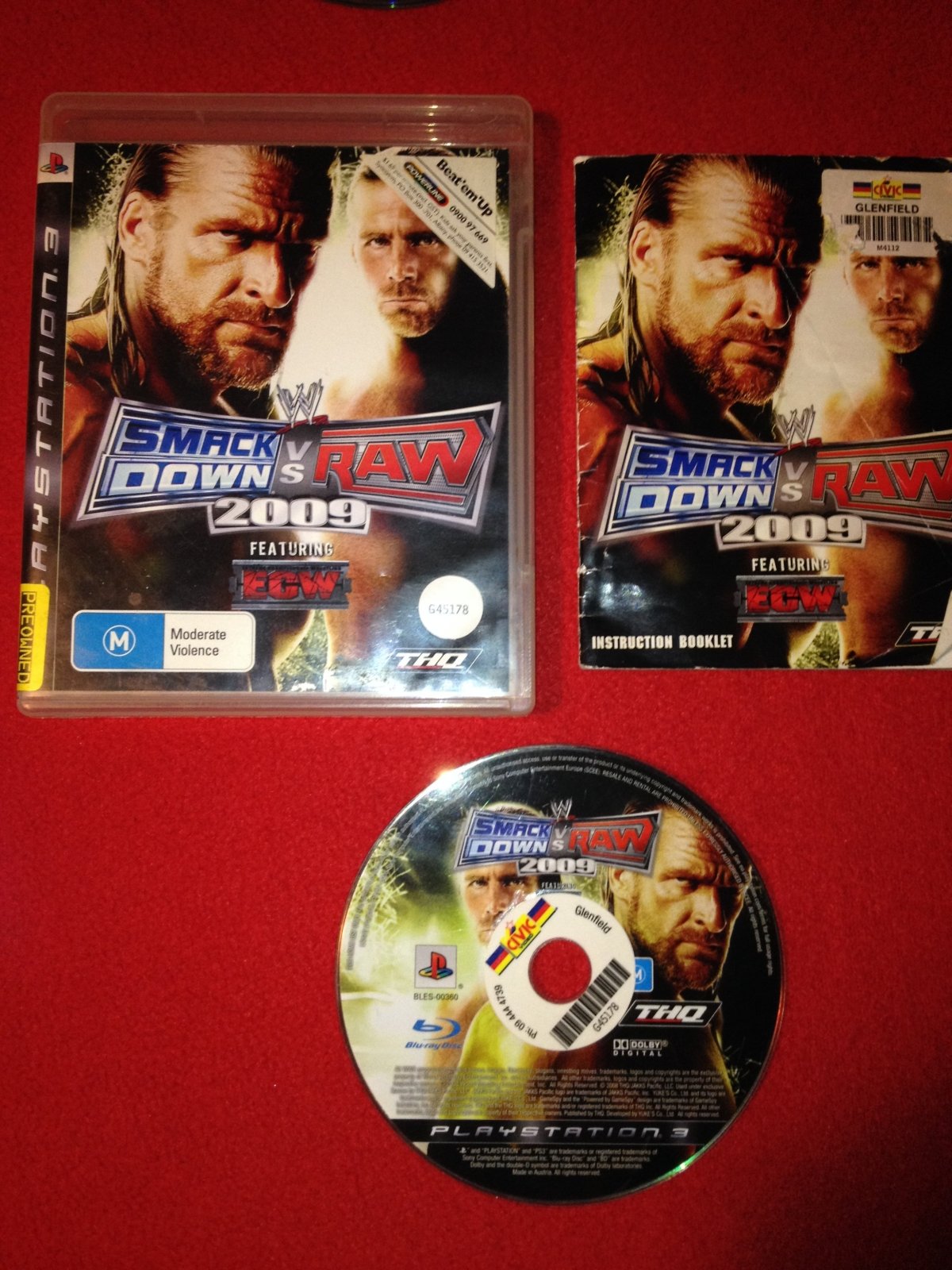 WWE SmackDown vs. Raw 2009 - PS3 Game - PlayStation 3, Games, Fighting - Level Up Gaming NZ