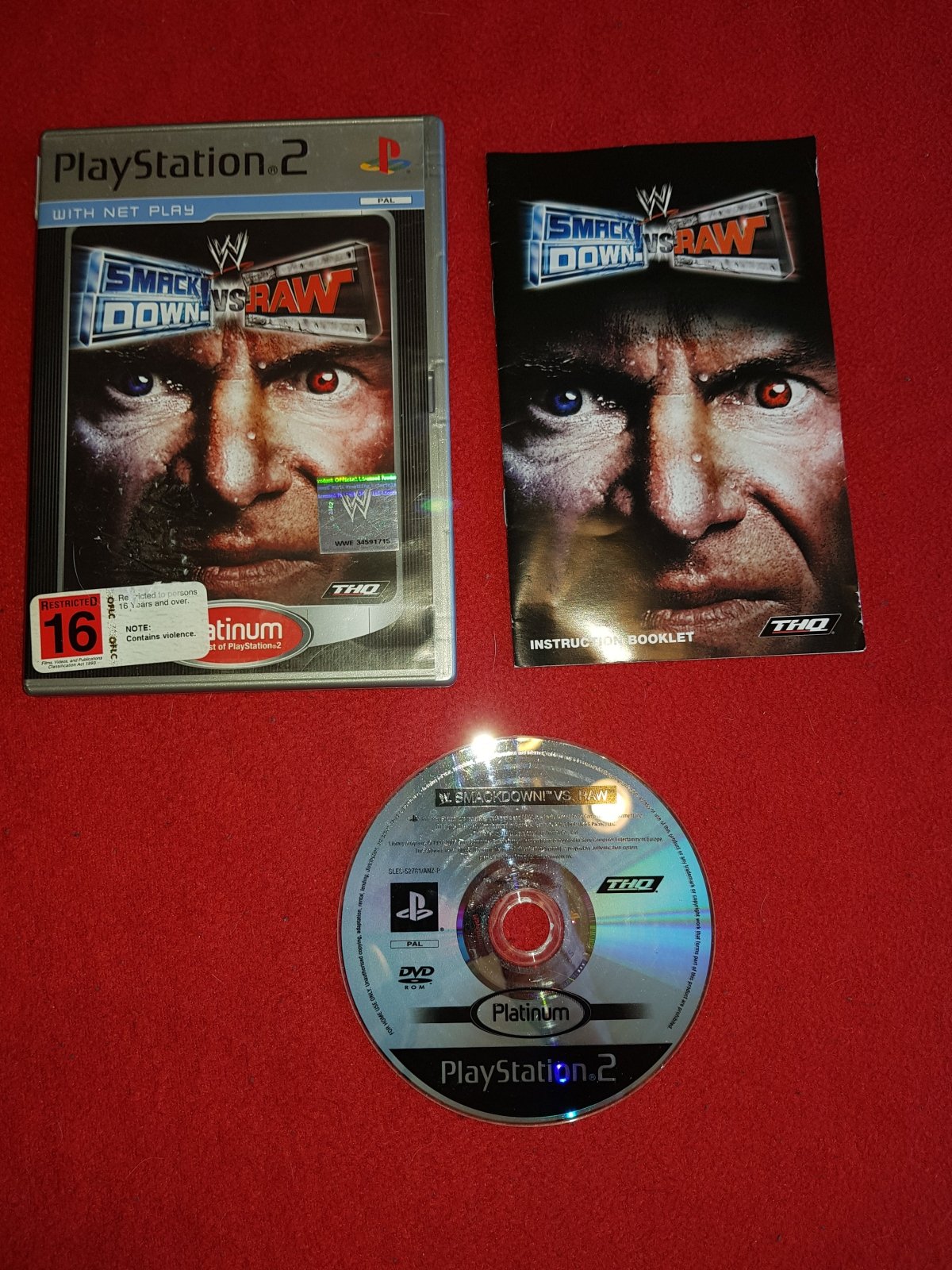 WWE Smackdown! vs. Raw - PS2 Game - PlayStation 2, Games, Fighting - Level Up Gaming NZ