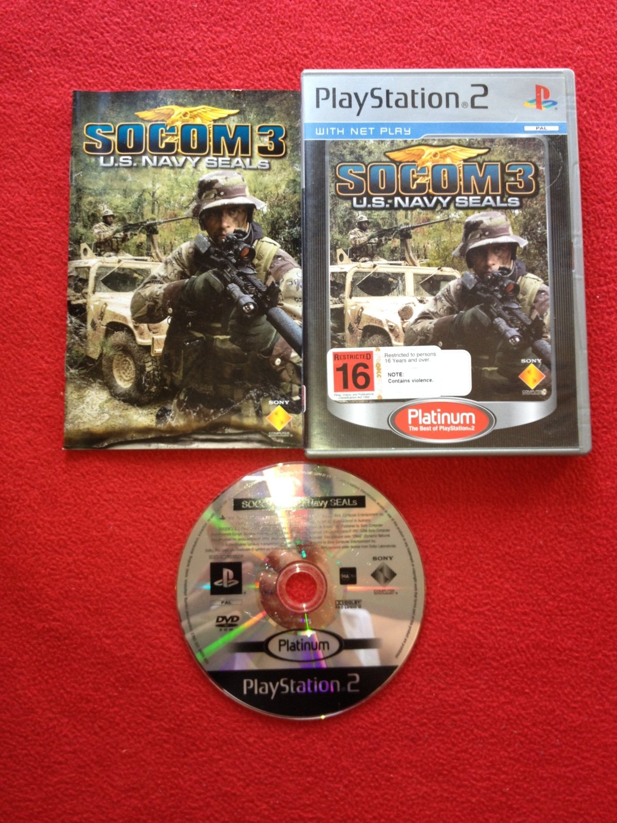 SOCOM 3: U.S. Navy SEALs - PS2 Game - PlayStation 2, Games, Shooter - Level Up Gaming NZ