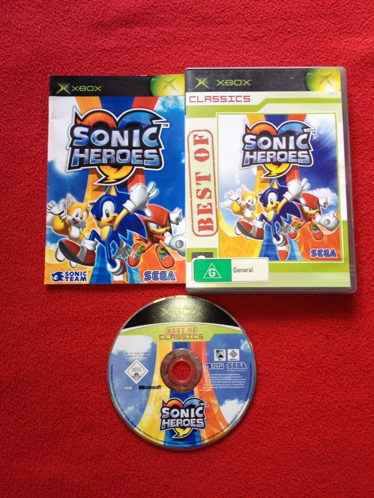 Sonic Heroes - XBOX Game - Xbox, Games, Action and adventure - Level Up Gaming NZ