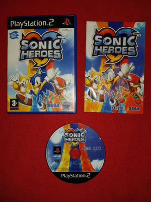Sonic Heroes - NEAR NEW PS2 Game
