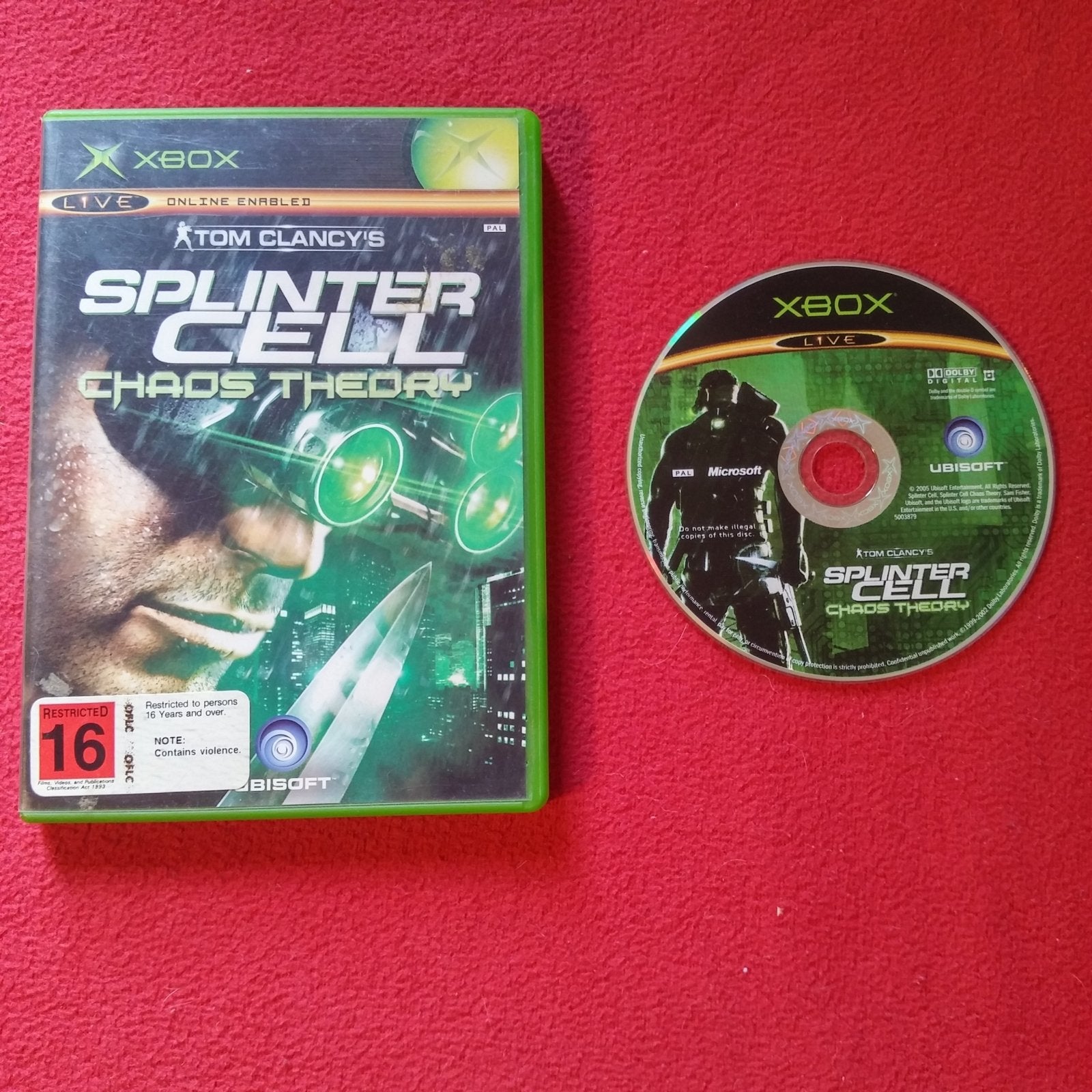 Splinter Cell: Chaos Theory - XBOX Game - Xbox, Games, Action and adventure - Level Up Gaming NZ