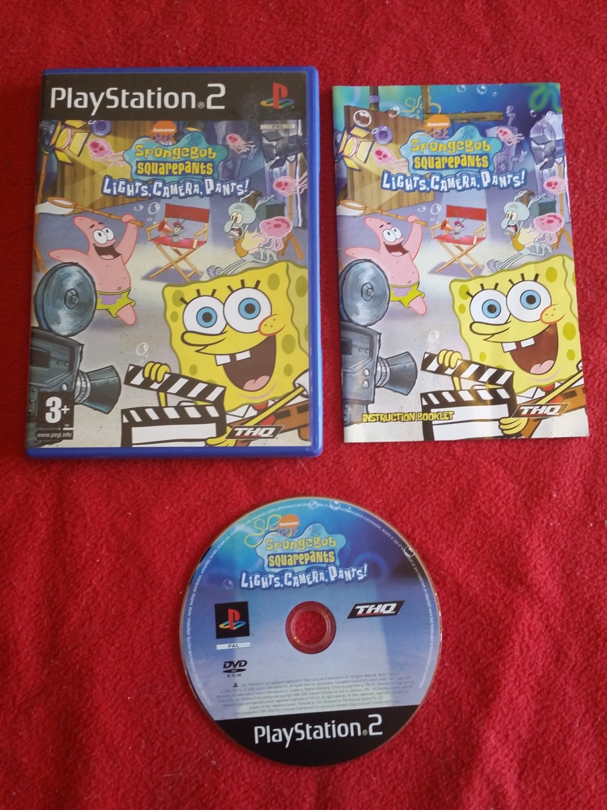 Sponge Bob Square Pants: Lights, Camera, Pants! - NEAR NEW PS2 Game - PlayStation 2, Games, Music and party - Level Up Gaming NZ