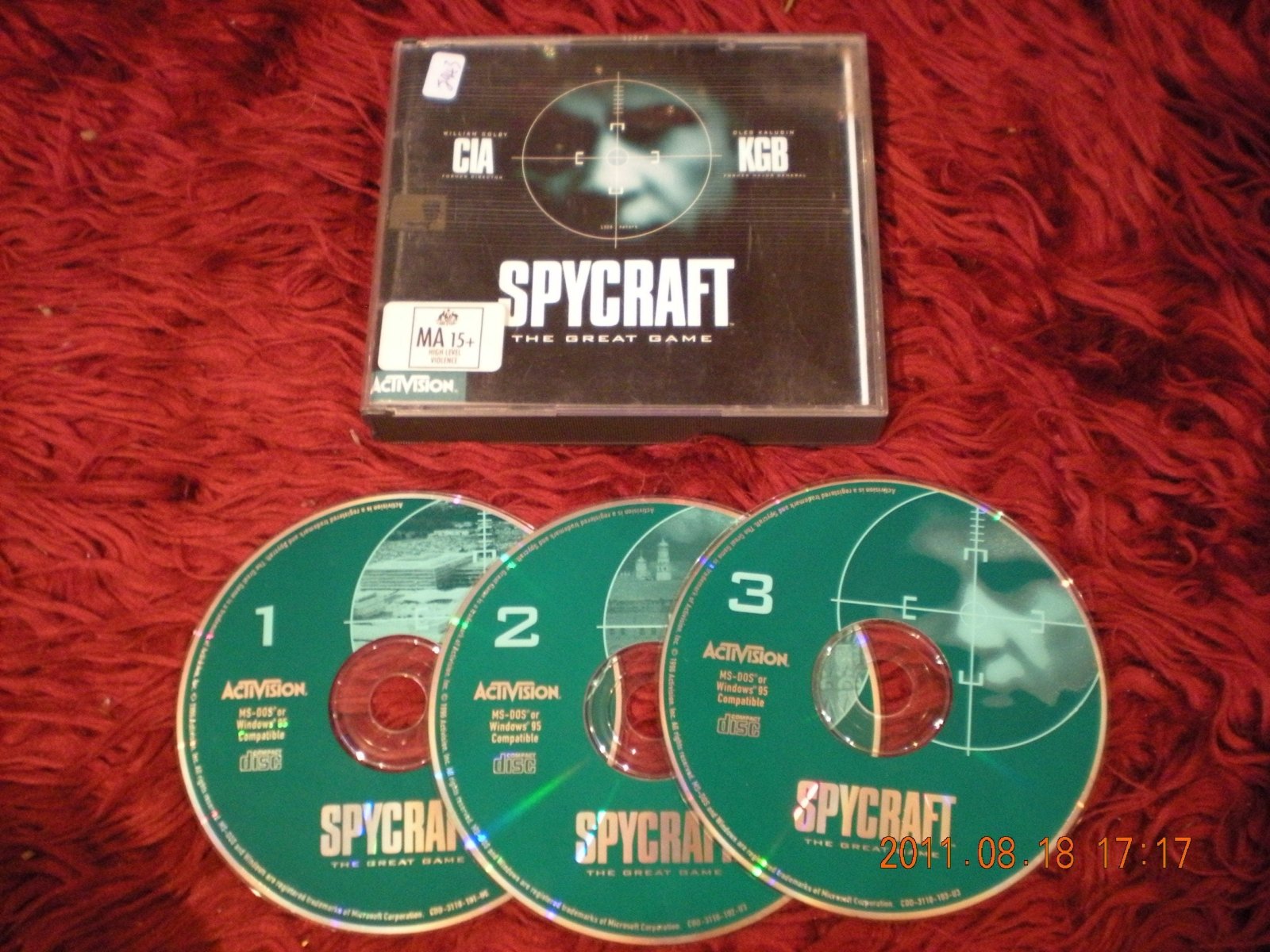Spycraft: The Great Game - '96 PC Game - PC games, Action and adventure - Level Up Gaming NZ