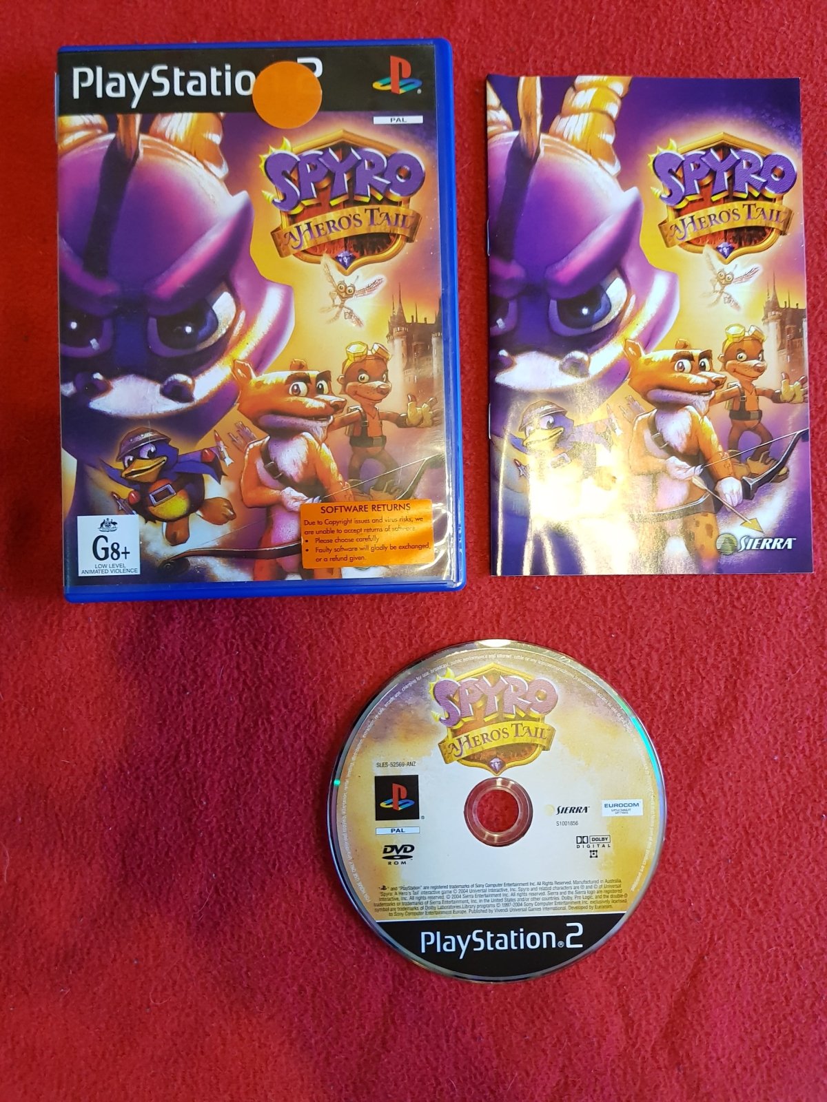 Spyro: A Hero's Tail - PS2 Game - PlayStation 2, Games, Action and adventure - Level Up Gaming NZ