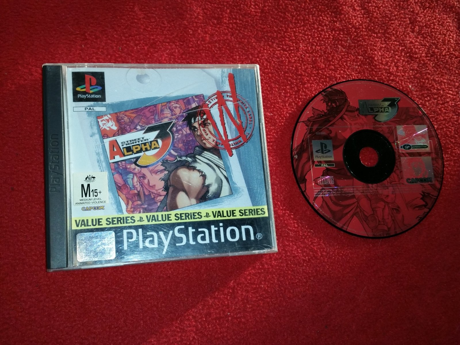 Street Fighter Alpha 3 - RARE PS1 Game - PlayStation, Games, Fighting - Level Up Gaming NZ