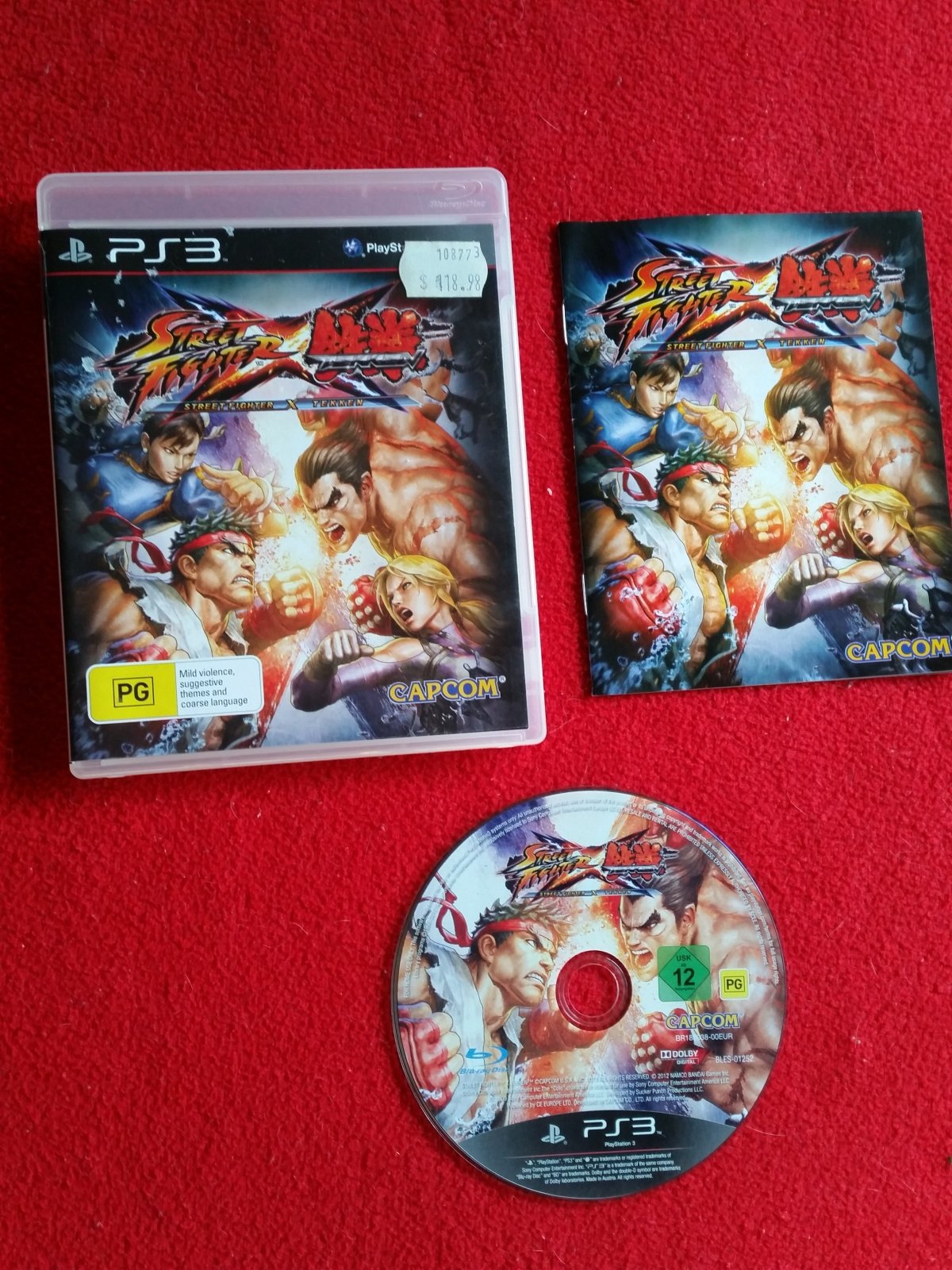 Street Fighter X Tekken - AS NEW PS3 Game - PlayStation 3, Games, Fighting - Level Up Gaming NZ