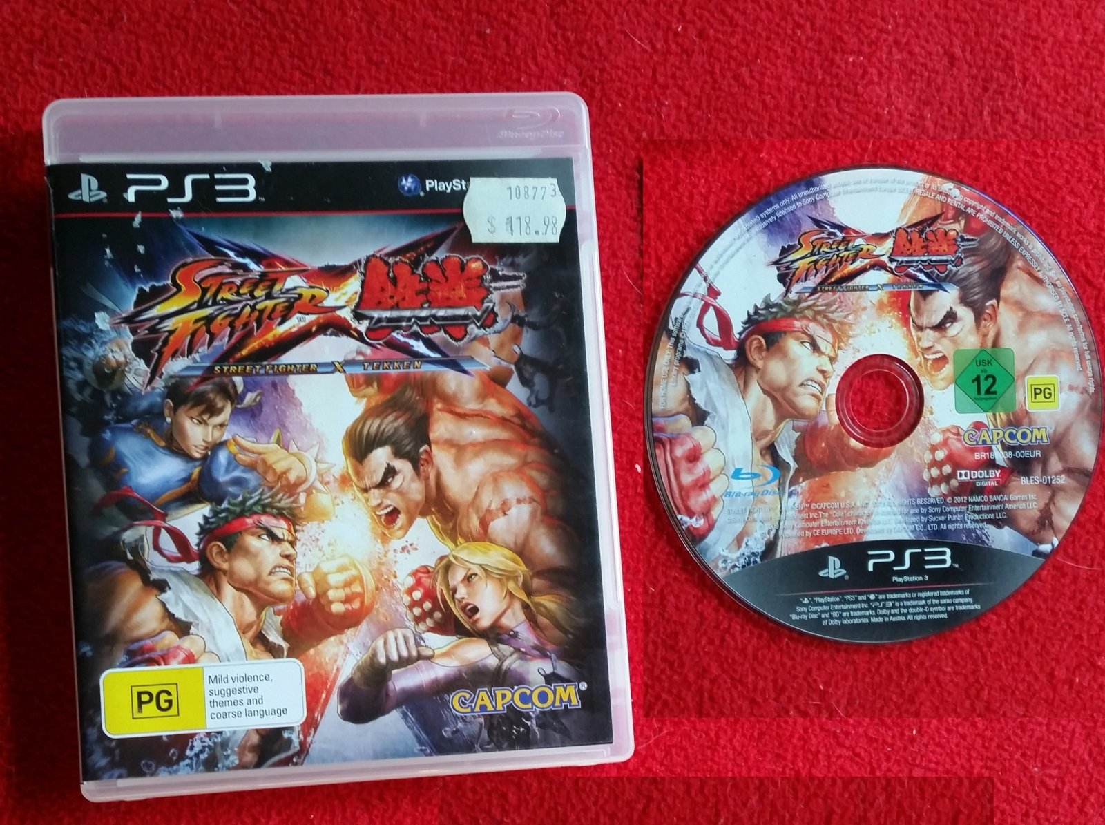 Street Fighter X Tekken - PS3 Game - PlayStation 3, Games, Fighting - Level Up Gaming NZ