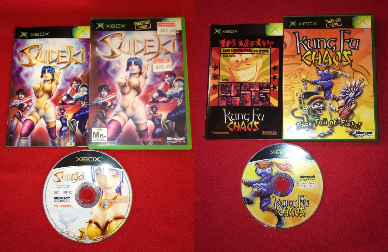 Kung Fu Chaos AND Sudeki - XBOX Games - Xbox, Games, Action and adventure - Level Up Gaming NZ