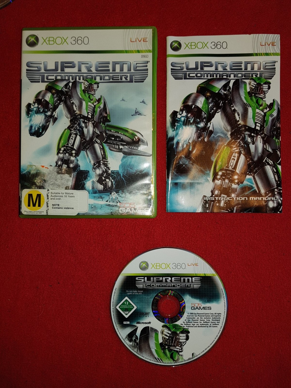 Supreme Commander - XBOX360 Game - Xbox 360, Games, Strategy and puzzle - Level Up Gaming NZ