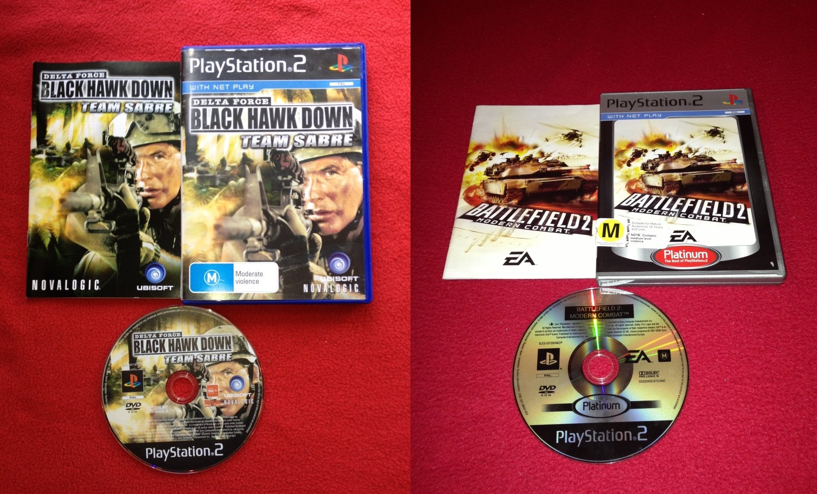 Black Hawk Down + Battlefield 2 - PS2 Games - PlayStation 2, Games, Shooter - Level Up Gaming NZ