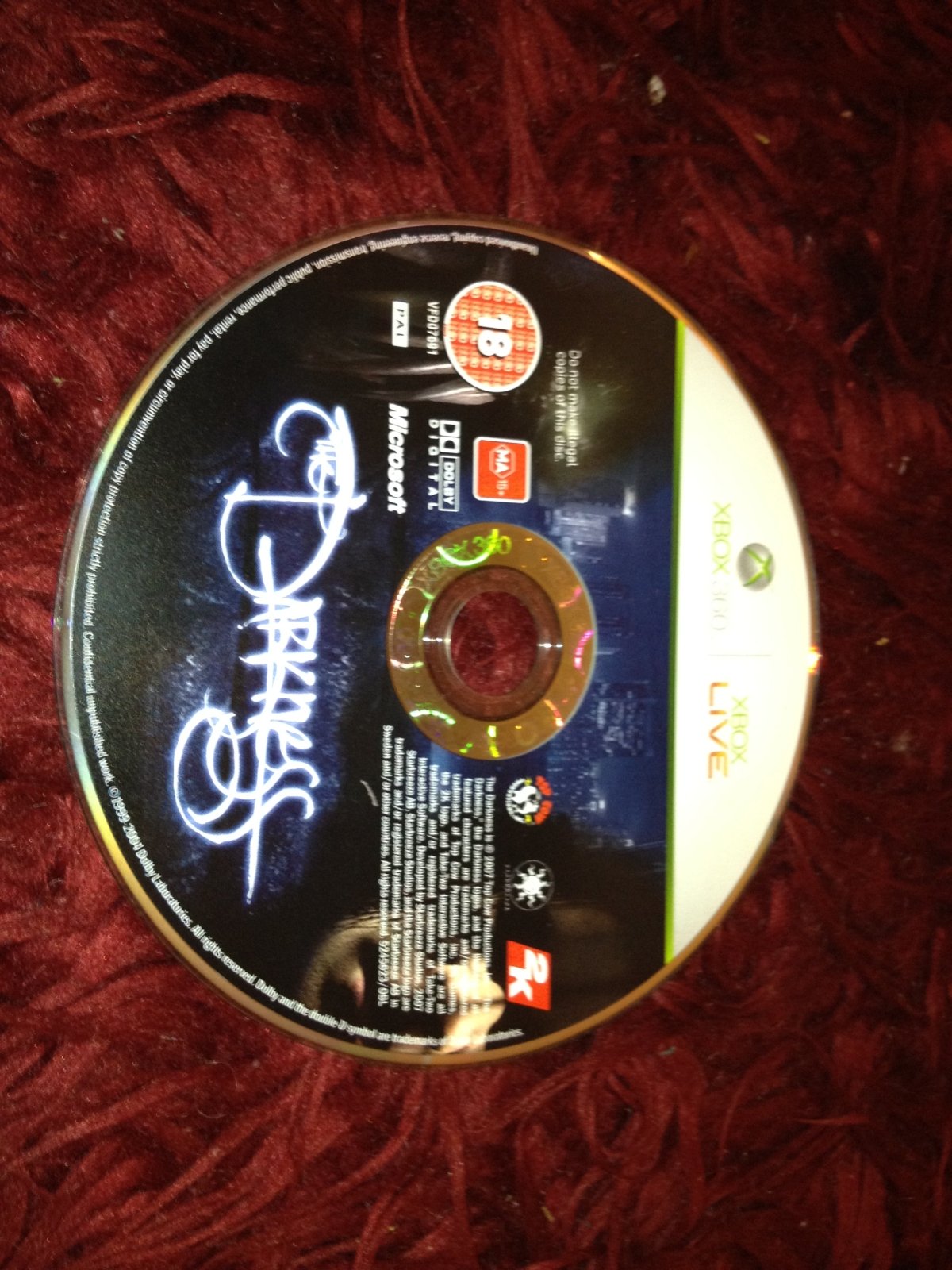 The Darkness - XBOX360 Game - Xbox 360, Games, Action and adventure - Level Up Gaming NZ