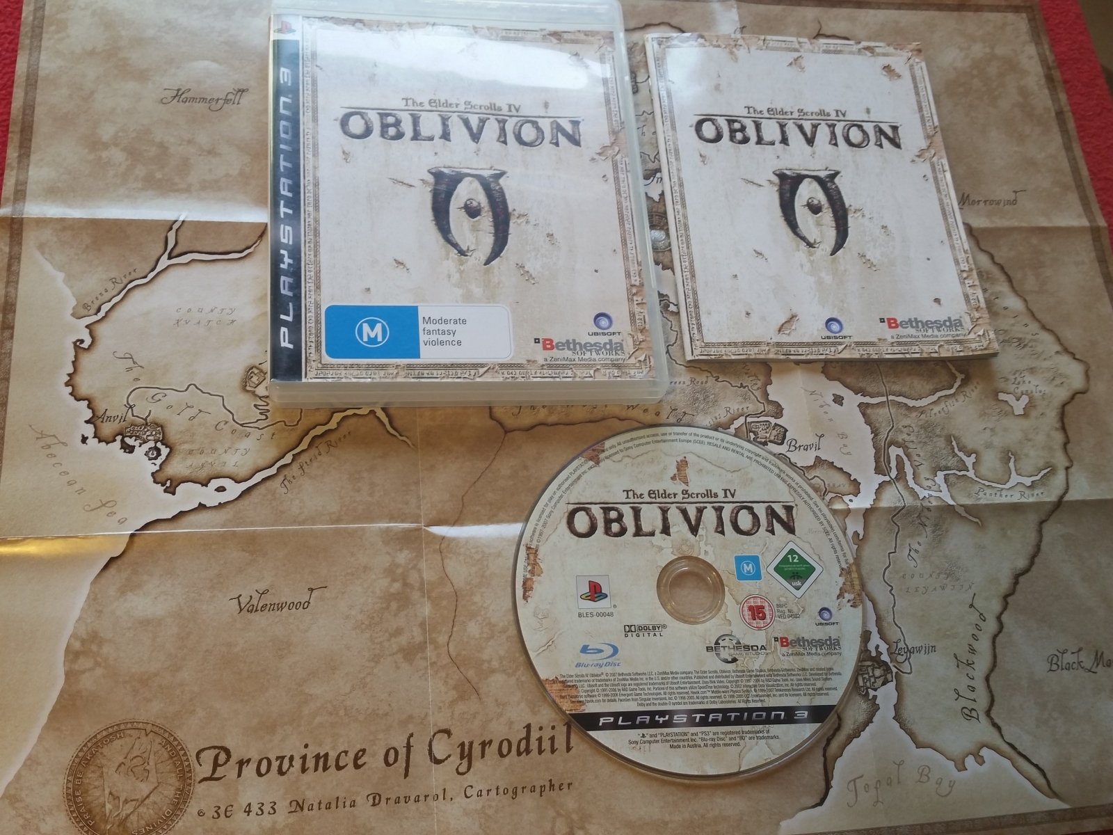 Oblivion - with MAP poster PS3 Game - PlayStation 3, Games, Role playing - Level Up Gaming NZ