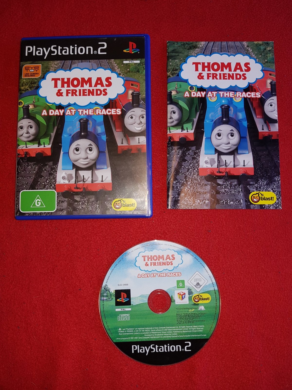 Thomas and Friends: A Day At The Races - EyeToy PS2 Game - PlayStation 2, Games, Kids and educational - Level Up Gaming NZ