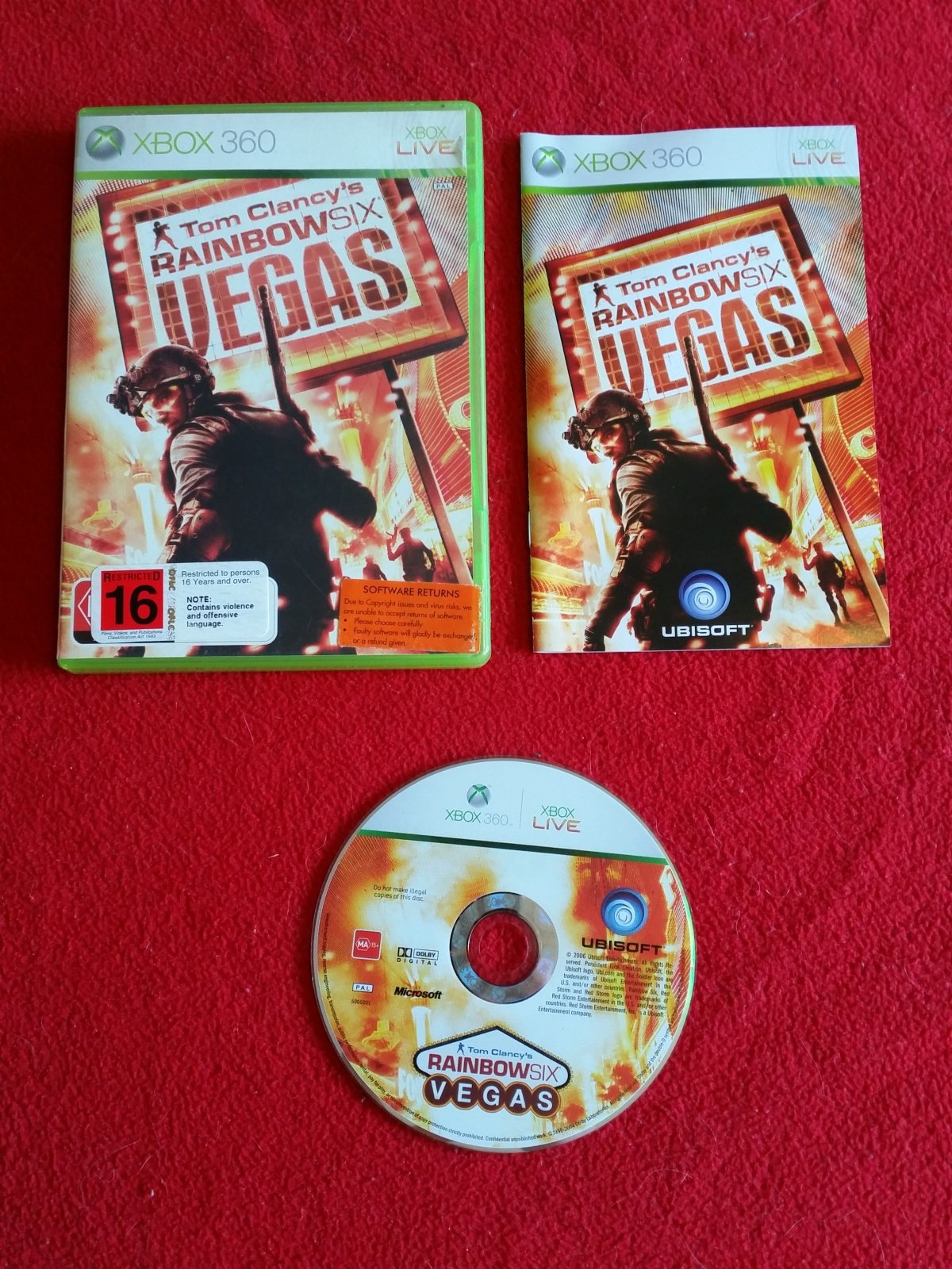 Rainbow Six: Vegas - 9.4/10! XBOX360 Game - Xbox 360, Games, Shooter - Level Up Gaming NZ