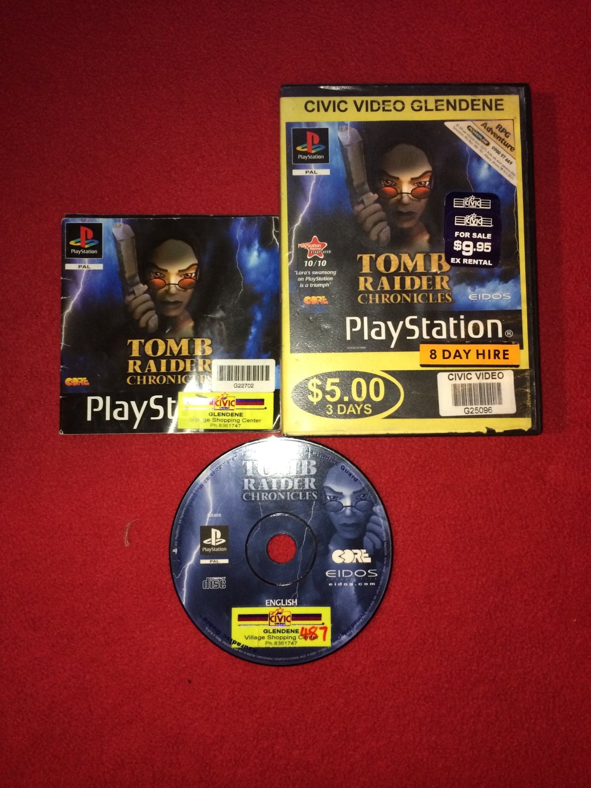 Tomb Raider Chronicles - PS1 Game - PlayStation, Games, Action and adventure - Level Up Gaming NZ