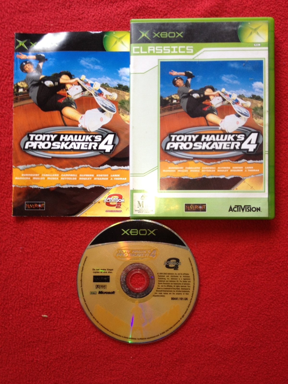 Tony Hawk's Pro Skater 4 - AS NEW XBOX Game - Xbox, Games, Sports - Level Up Gaming NZ