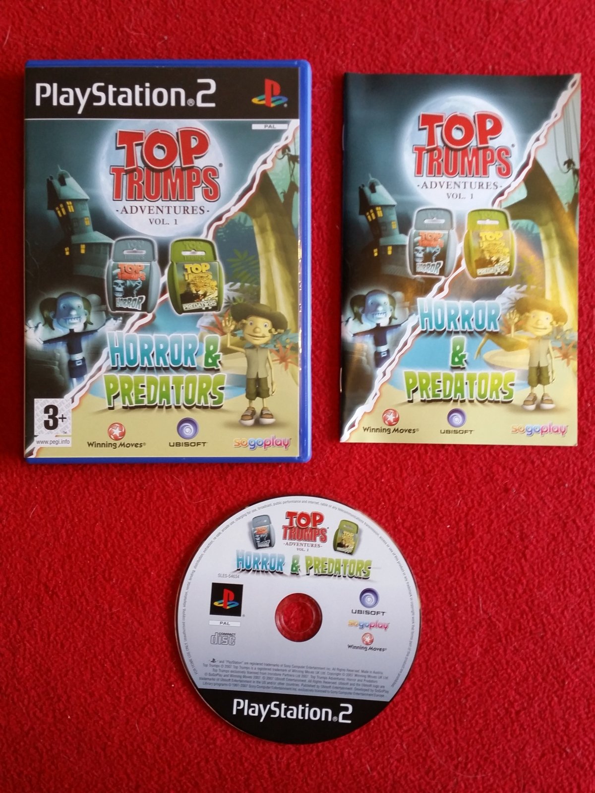 Top Trumps: Horror and Predators - PS2 Game - PlayStation 2, Games, Kids and educational - Level Up Gaming NZ