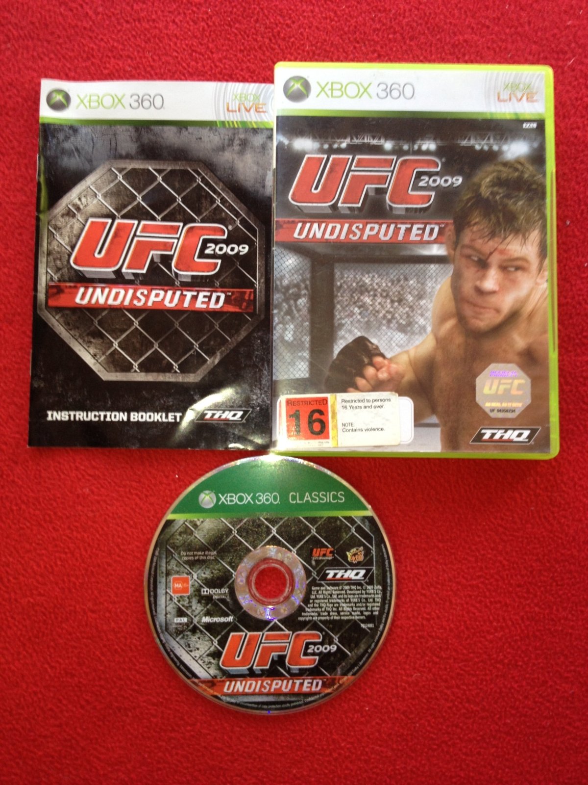 UFC Undisputed 2009 - 8/10! XBOX360 Game - Xbox 360, Games, Fighting - Level Up Gaming NZ