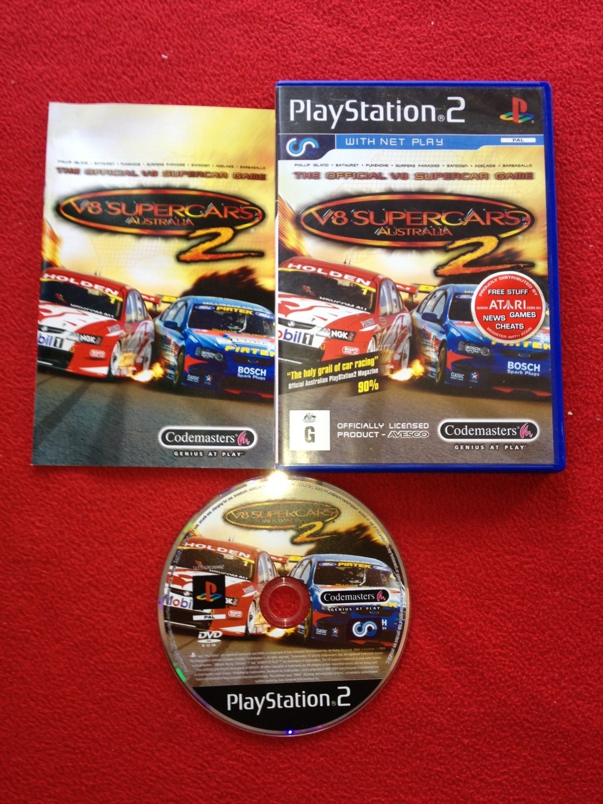 V8 Supercars 2 - PS2 Game - PlayStation 2, Games, Driving and racing - Level Up Gaming NZ