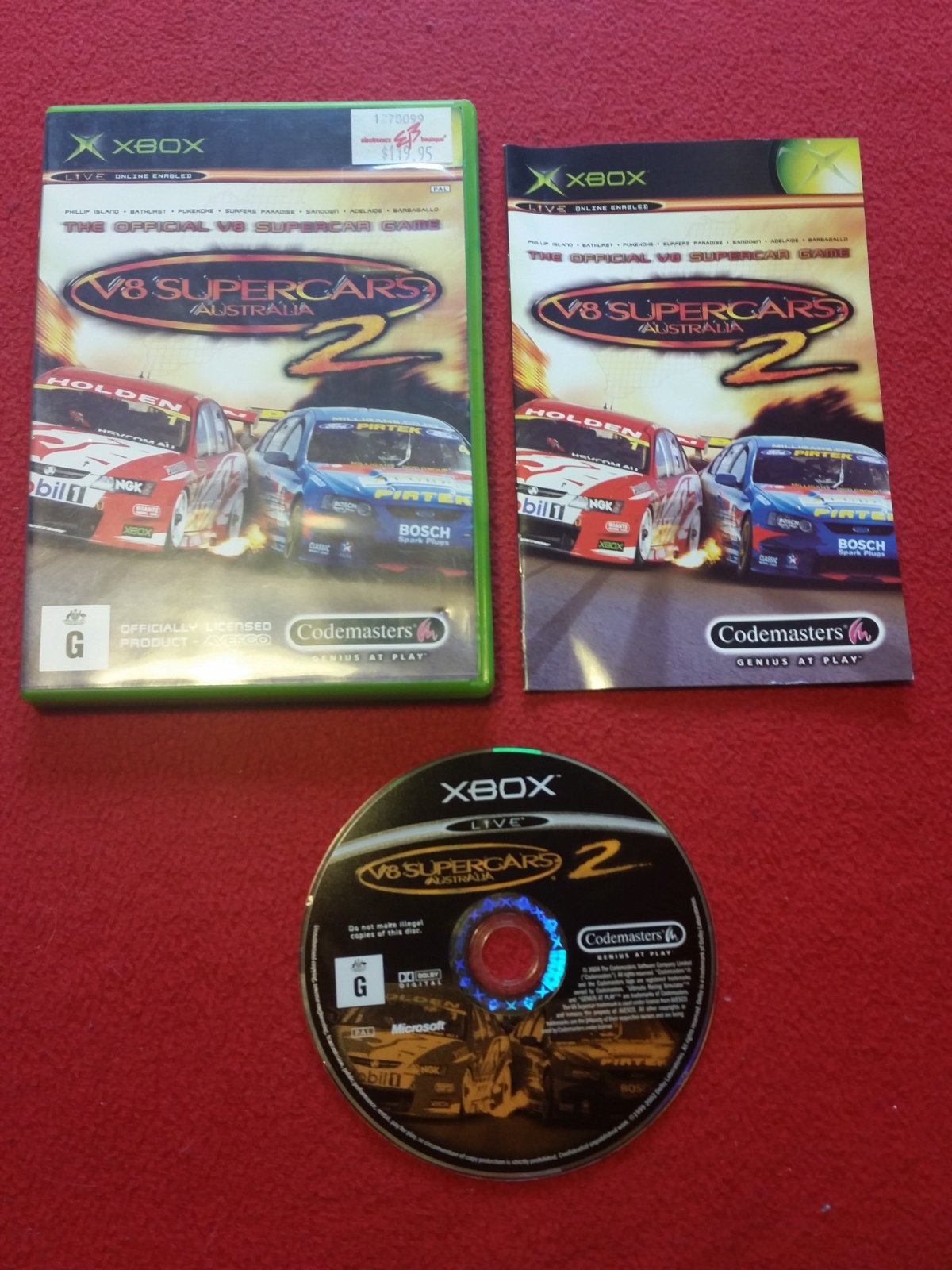 V8 Supercars 2 - XBOX Game - Xbox, Games, Driving and racing - Level Up Gaming NZ