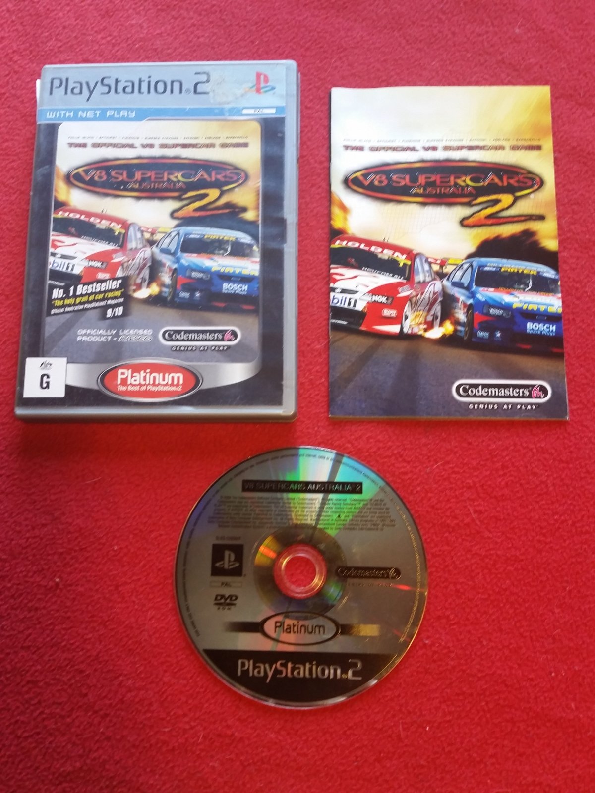 V8 Supercars 2 - PS2 Game - PlayStation 2, Games, Driving and racing - Level Up Gaming NZ