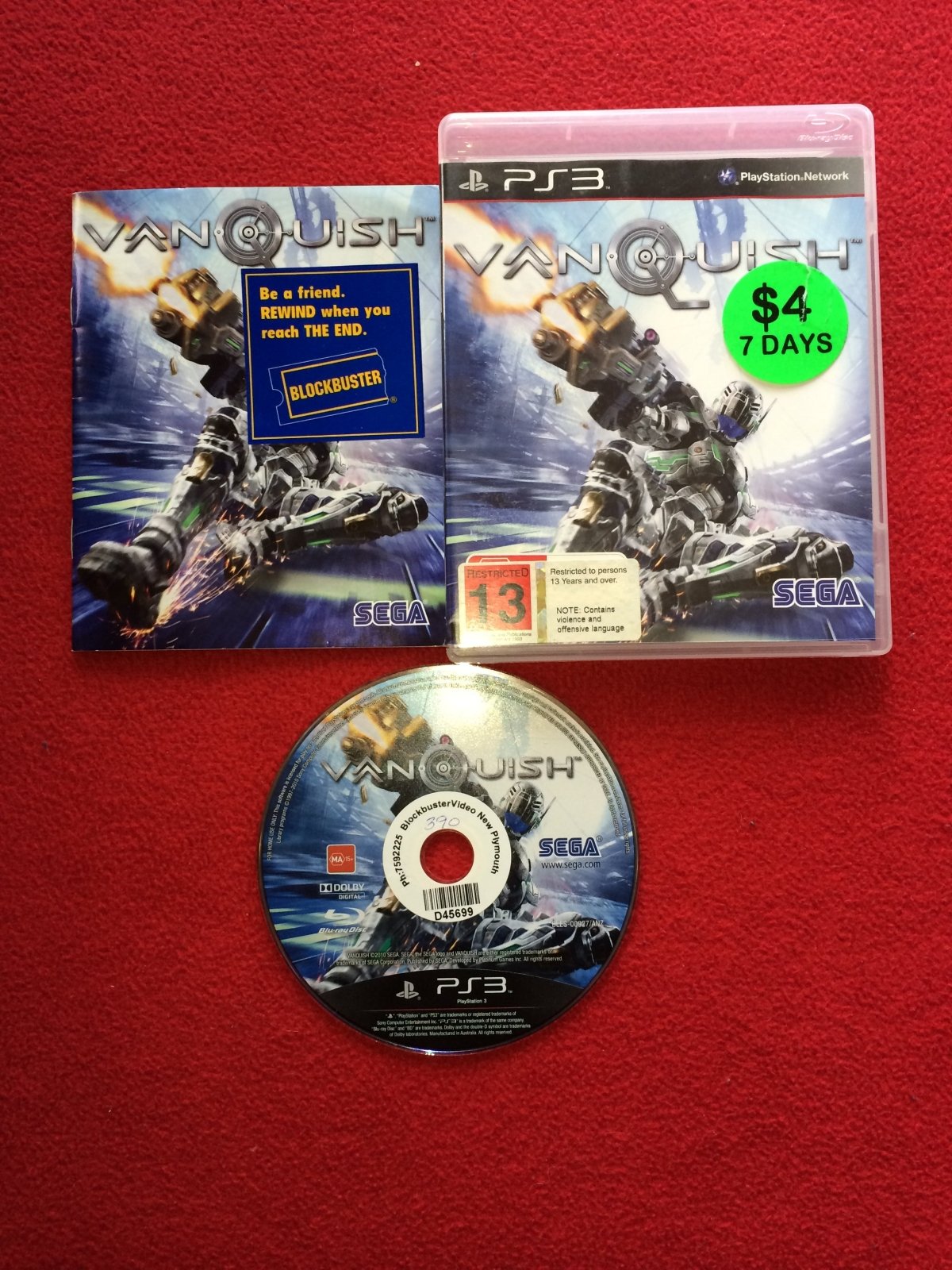 Vanquish - 9/10! PS3 Game - PlayStation 3, Games, Shooter - Level Up Gaming NZ