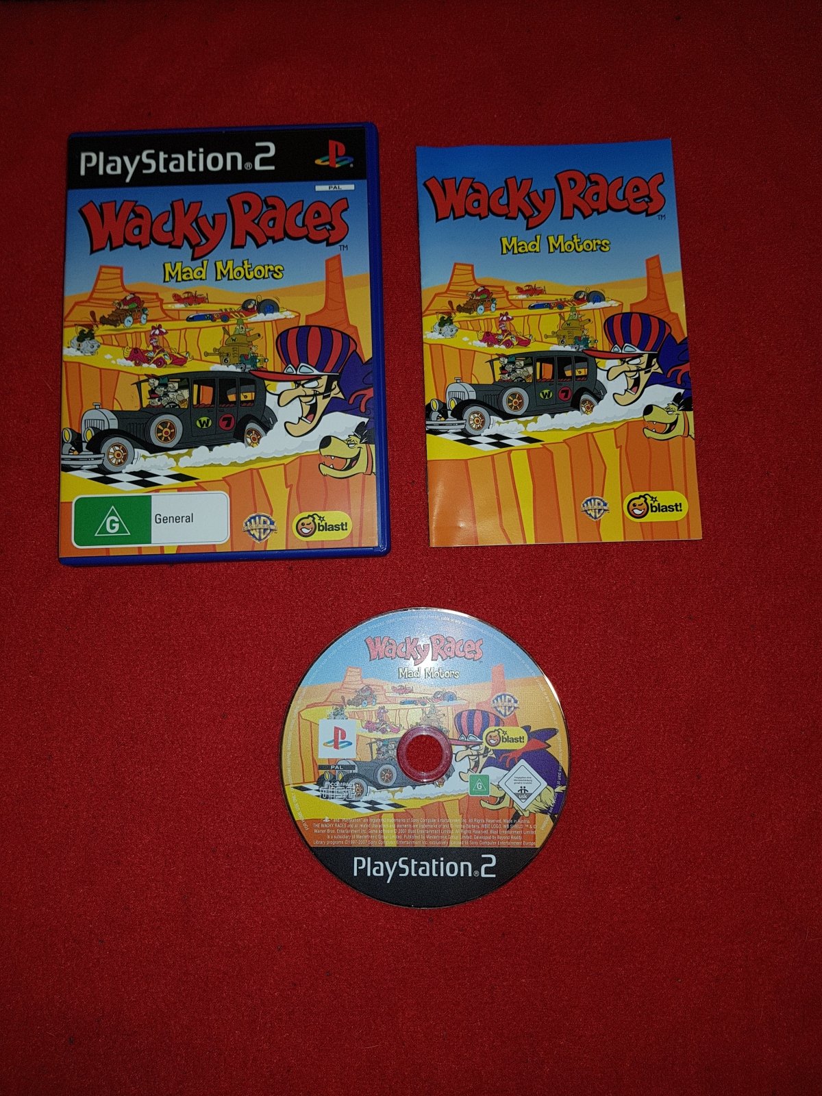 Wacky Races: Mad Motors - PS2 Game - PlayStation 2, Games, Driving and racing - Level Up Gaming NZ