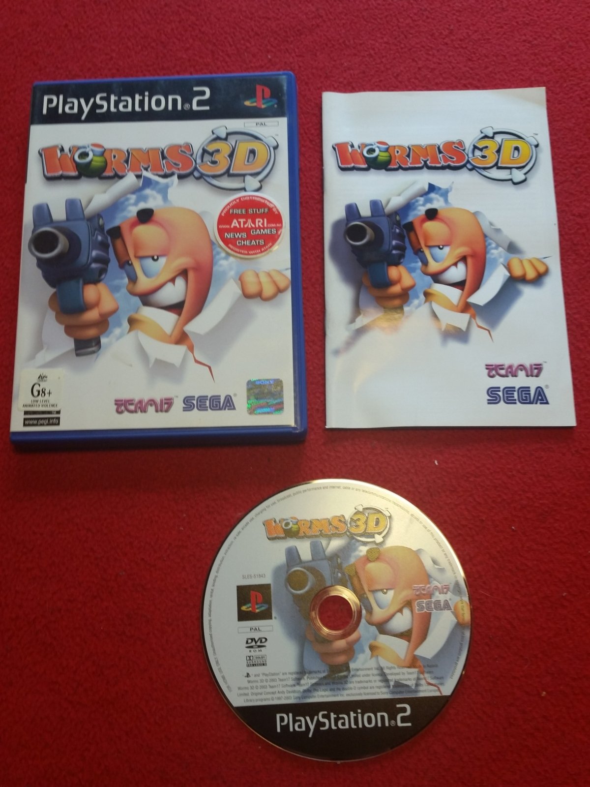 Worms 3D - PS2 Game - PlayStation 2, Games, Strategy and puzzle - Level Up Gaming NZ