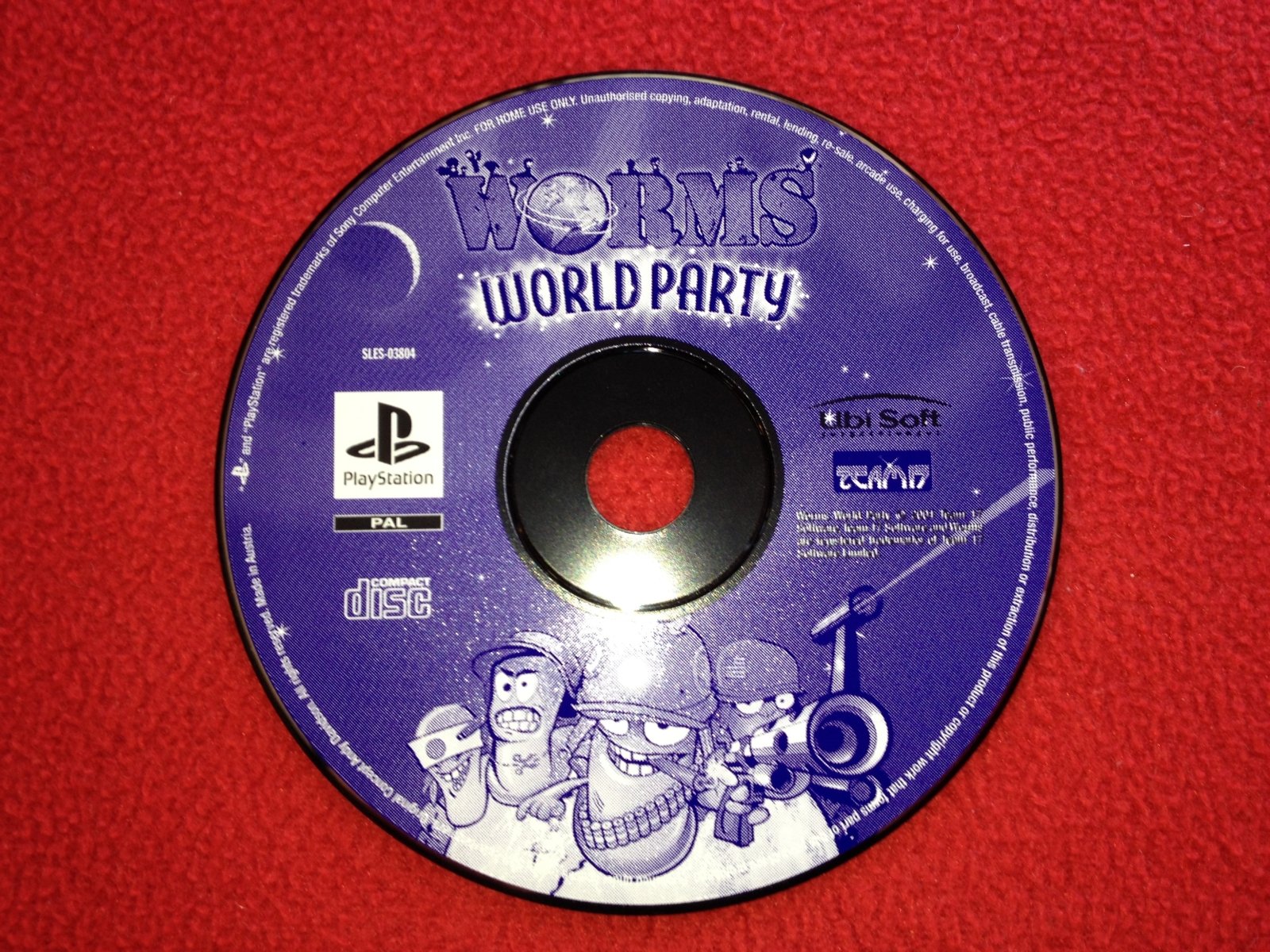 Worms World Party - PS1 Game - PlayStation, Games, Strategy and puzzle - Level Up Gaming NZ