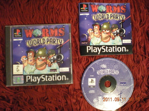 Worms World Party - PS1 Game