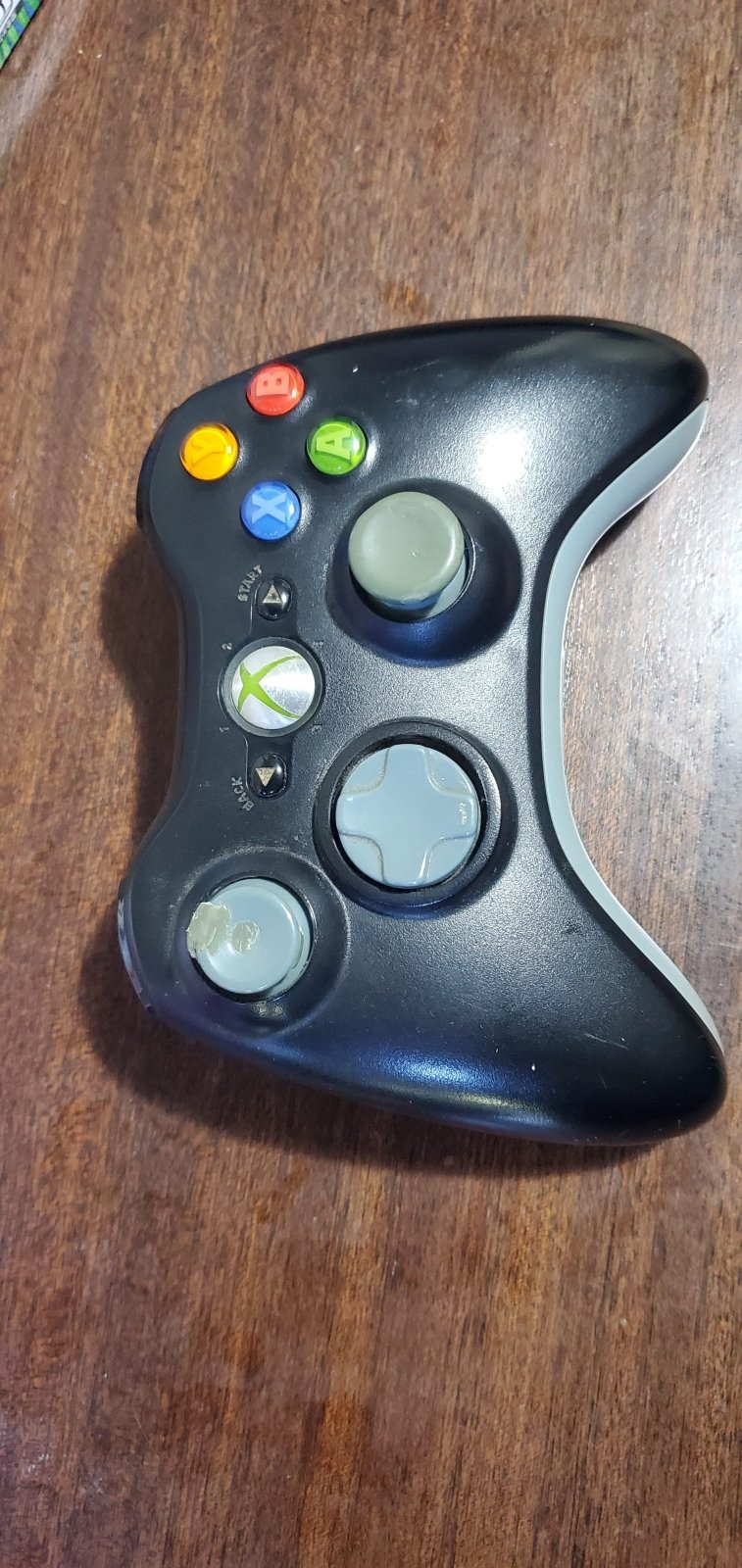 GENUINE Xbox 360 Wireless Controller - Black and Grey - Xbox 360, Accessories, Controllers - Level Up Gaming NZ