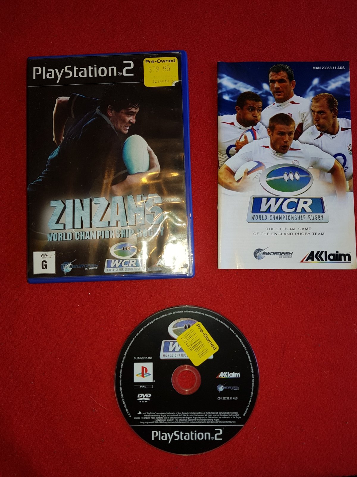 ZINZAN's World Championship Rugby - PS2 Game - PlayStation 2, Games, Sports - Level Up Gaming NZ
