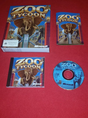 Zoo Tycoon - RARE BIG Box PC Game